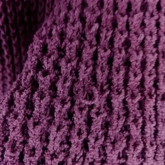 Dusty Rose Mauve Chenille Sweater - Picture 11 of 12